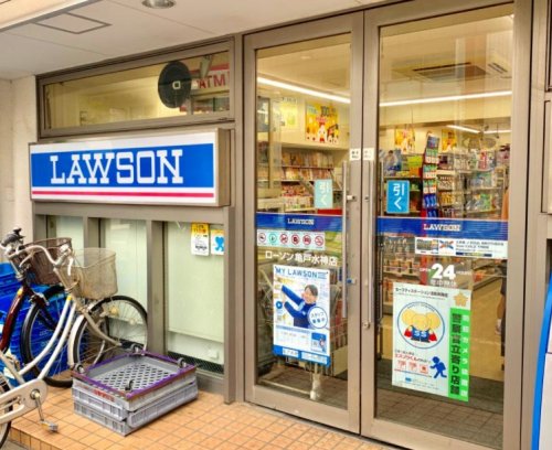 コンビニ　ローソン 亀戸水神店（コンビニ）まで706m
