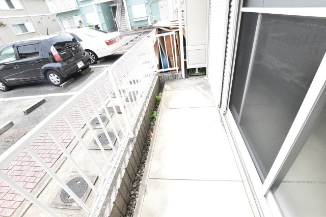 バルコニー　別号室画像。ご参考下さい