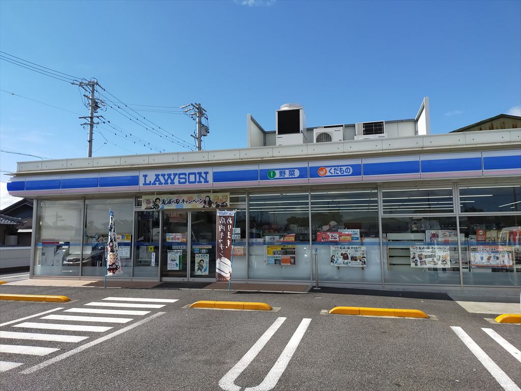コンビニ　ローソン 江南木賀町店（コンビニ）まで536m
