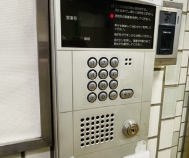 セキュリティ　オートロックです。