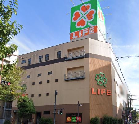 スーパー　ライフ西蒲田店（スーパー）まで671m