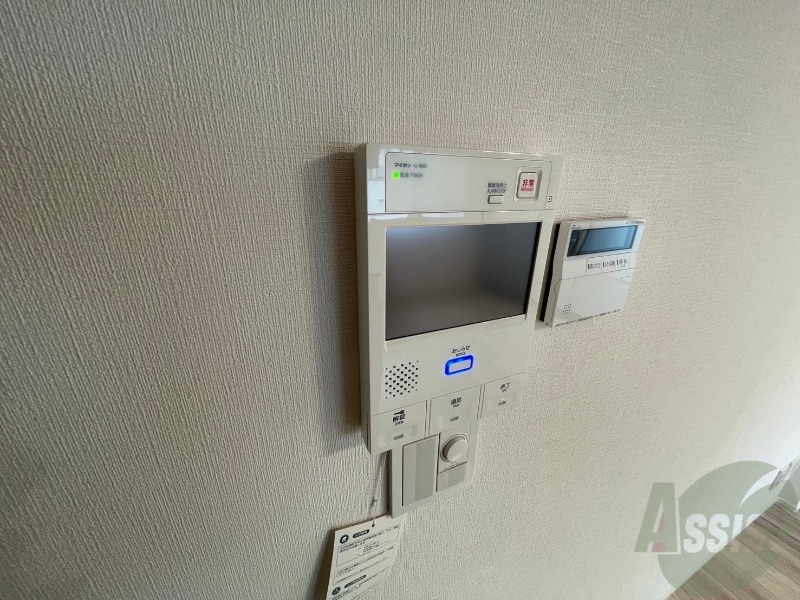 セキュリティ　インターホンで来客確認ができます。安心ですね。