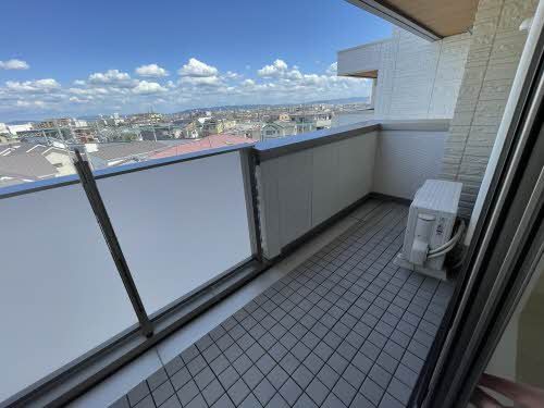 バルコニー　奥行きのあるバルコニー。景観もグッドです！