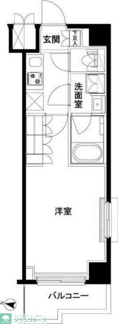 ルーブル武蔵小杉六番館の間取り写真