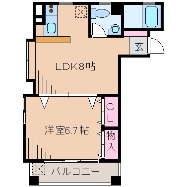 フジビューハイツ菊名弐番館の間取り写真