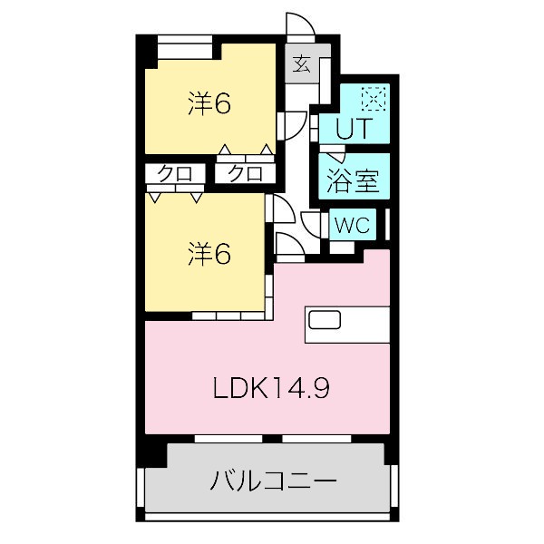 ベルヴュー山手街の間取り写真