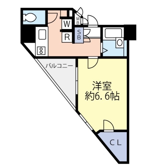 都営浅草線 戸越駅 徒歩3分 11階建 築21年の間取り写真