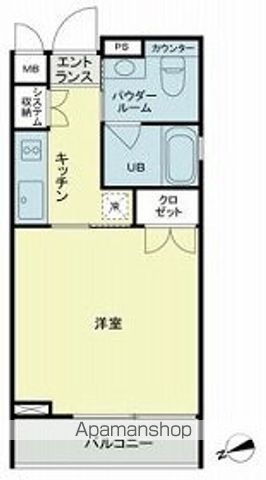 ベルファース新橋の間取り写真
