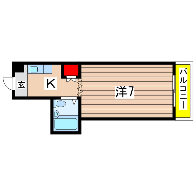 阪急京都線 富田駅 徒歩18分 3階建 築38年の間取り写真