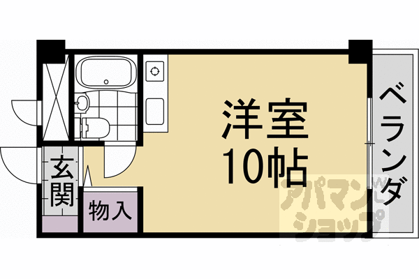 クオリエ桂川東の間取り写真