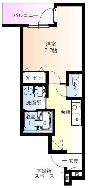 フジパレス吹田中の島公園III番館の間取り写真
