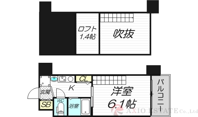 エステムコート新大阪Vソレックスの間取り写真