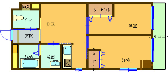 アルバテラーザの間取り