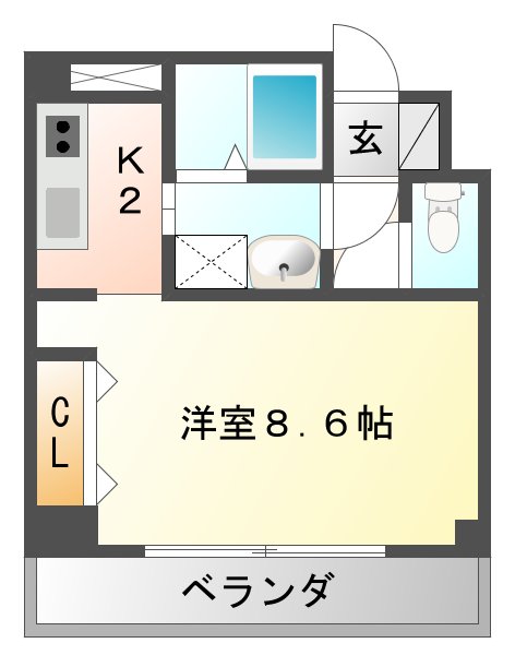 ワンダフルコートIの間取り