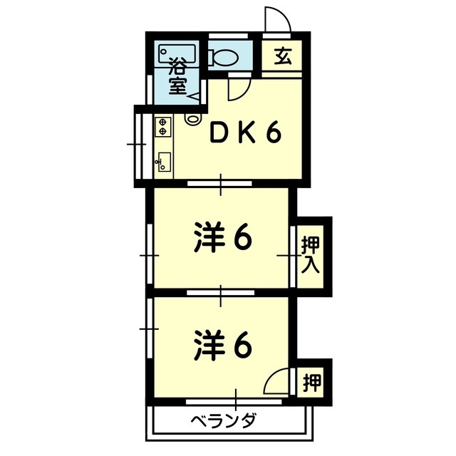 徳永アパートの間取り