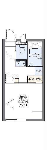 レオパレスサンモール　Iの間取り