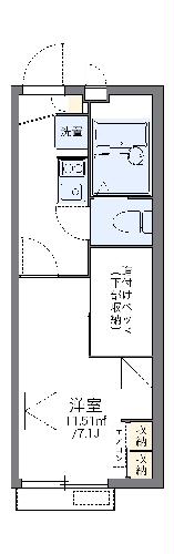 【レオパレスフリージアの間取り】