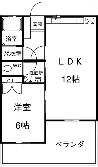 名古屋市西区大野木のマンションの間取り