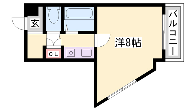 神戸市西区曙町のマンションの間取り