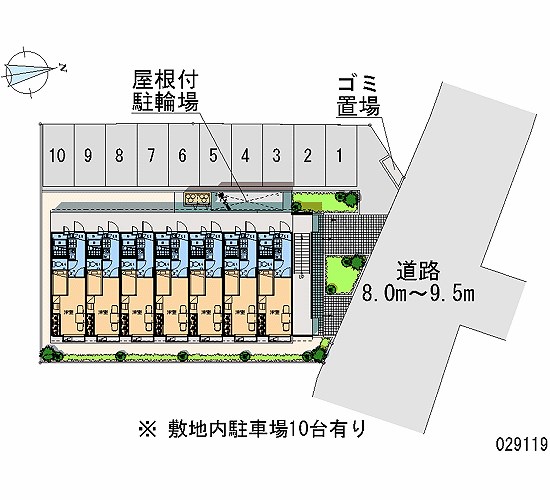 その他共有部分　敷地内全体図です。
