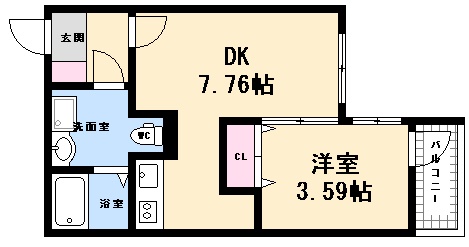 広島市西区庚午北のマンションの間取り