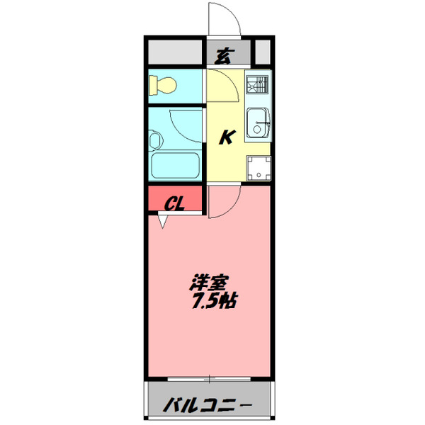 アーバン千林Ａ棟の間取り