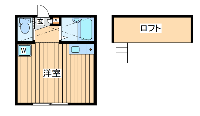 神奈川県相模原市南区相模台４（アパート）の賃貸物件の間取り