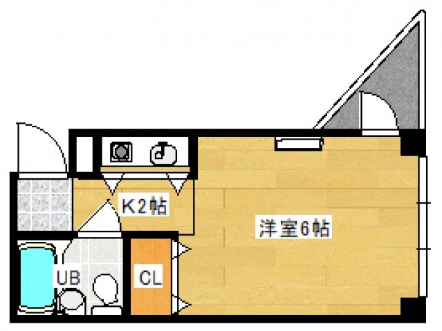 広島市西区井口台のマンションの間取り