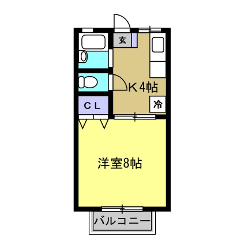 アーバン白山Ｂの間取り