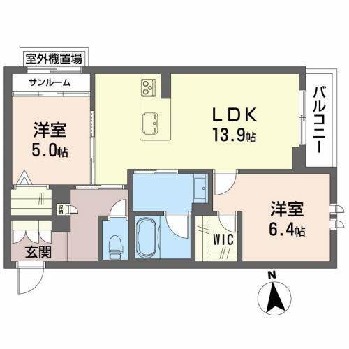 グレイス清水町の間取り