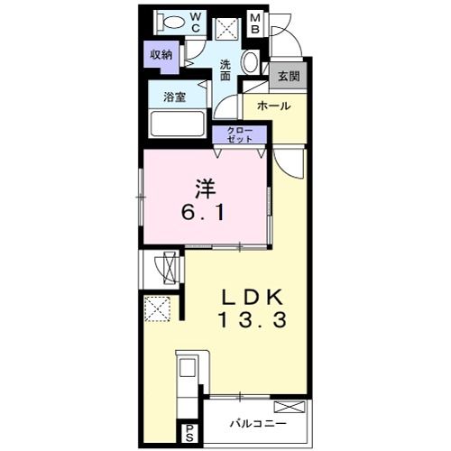 千葉県浦安市富士見４（マンション）の賃貸物件の間取り