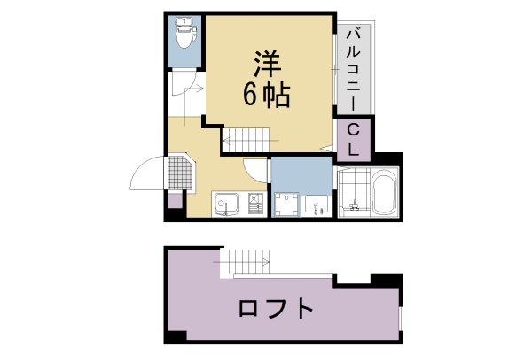 イロハ　淀下津町の間取り