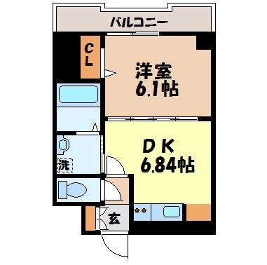 イ・メゾン麹屋（麹屋町）の間取り