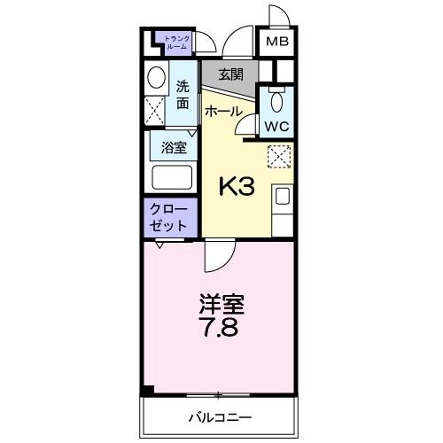 クレール興戸の間取り