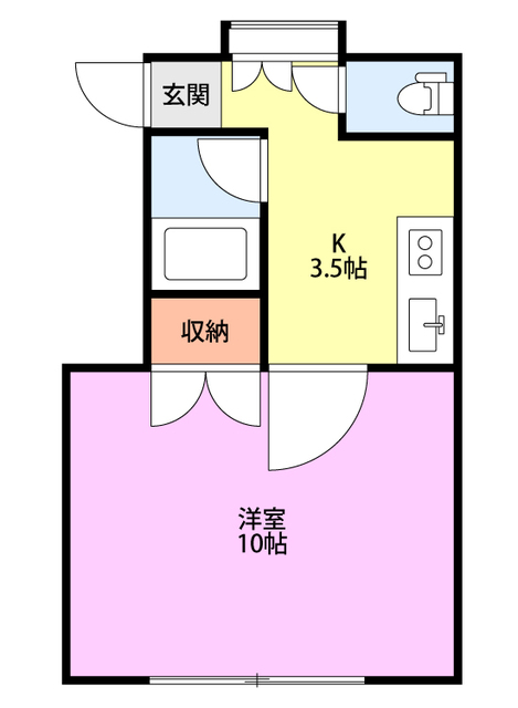 アビタルミネ　Ｆ棟の間取り