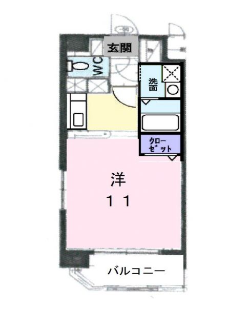 【郡山市富田東のマンションの間取り】