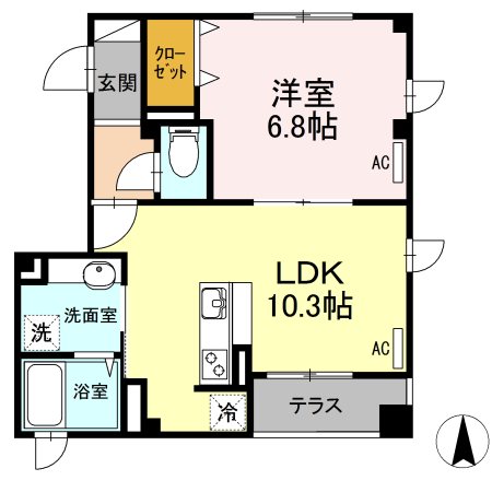 ツリーベル松が谷の間取り