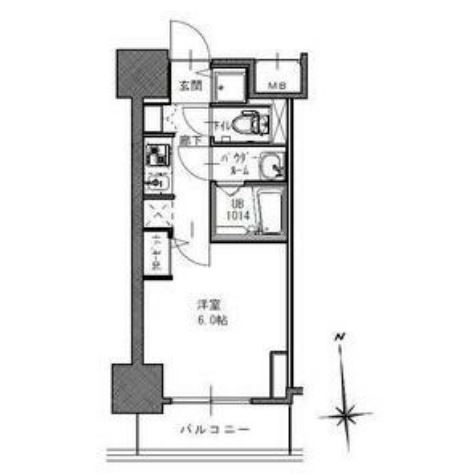 S-RESIDENCE南堀江の間取り