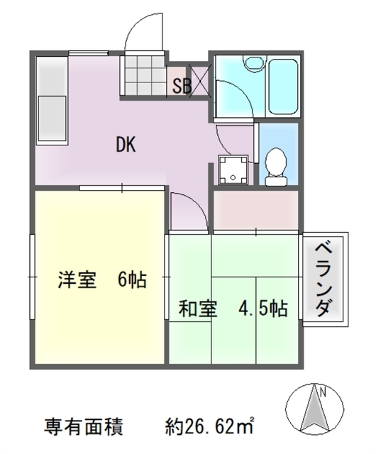 四十八番館の間取り