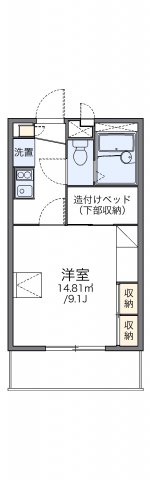 レオパレス多田２の間取り