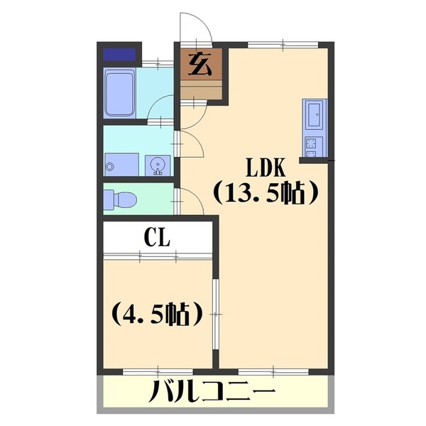 【日野ハイツの間取り】