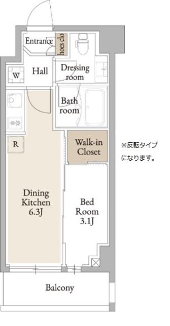 横浜市西区岡野のマンションの間取り