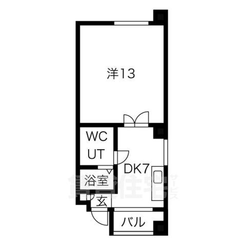 名古屋市中区栄のマンションの間取り