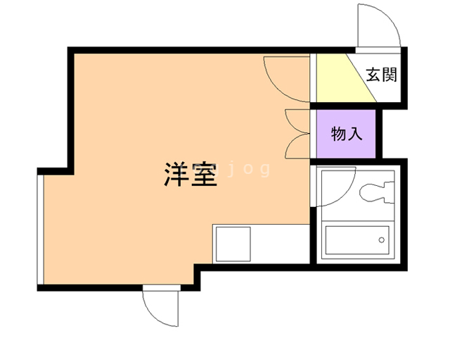 パワービル大麻駅前の間取り