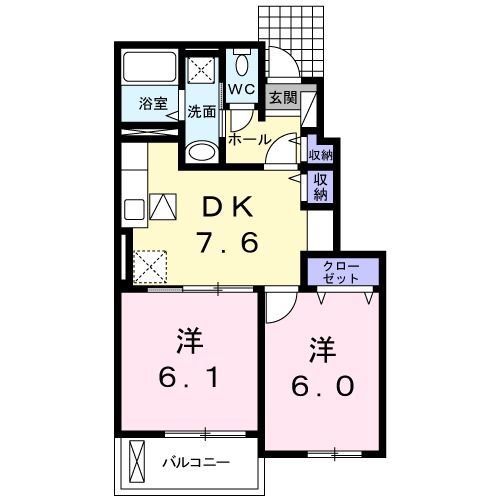 ハウスアイ　Ｂの間取り