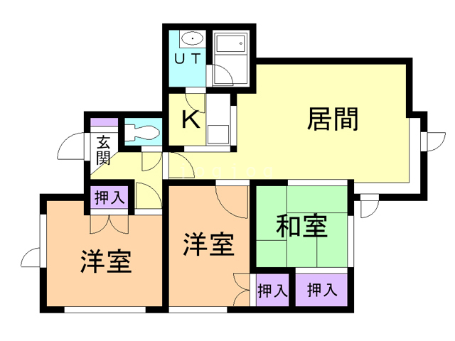 ヴェルディ神居の間取り