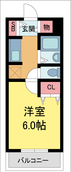 ステラハウス21の間取り