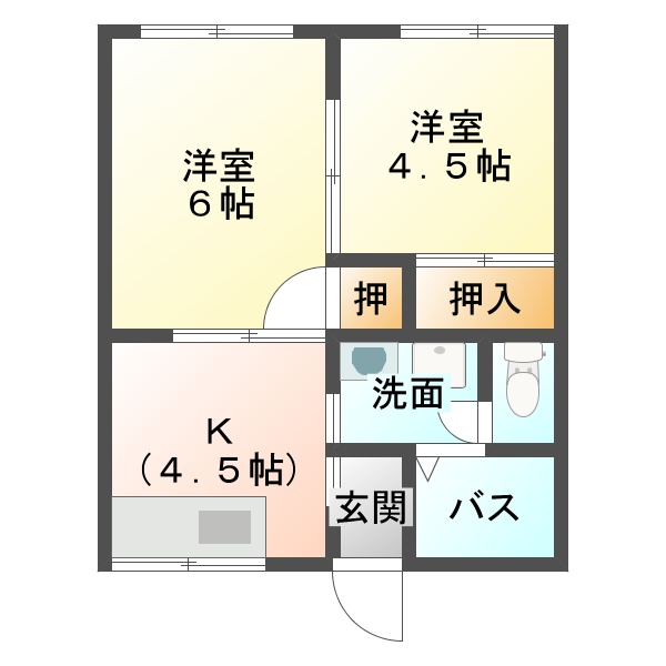 佐藤ハイツの間取り