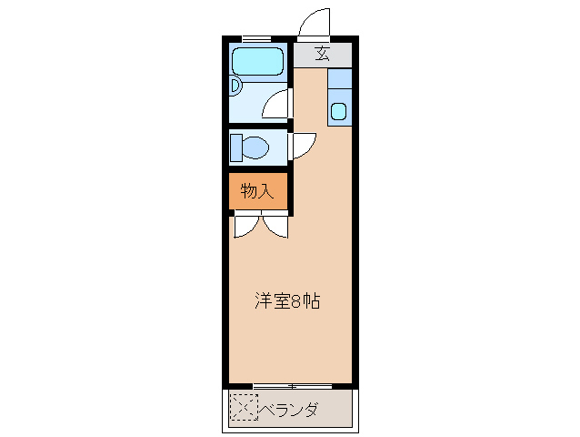 松阪市久保町のマンションの間取り