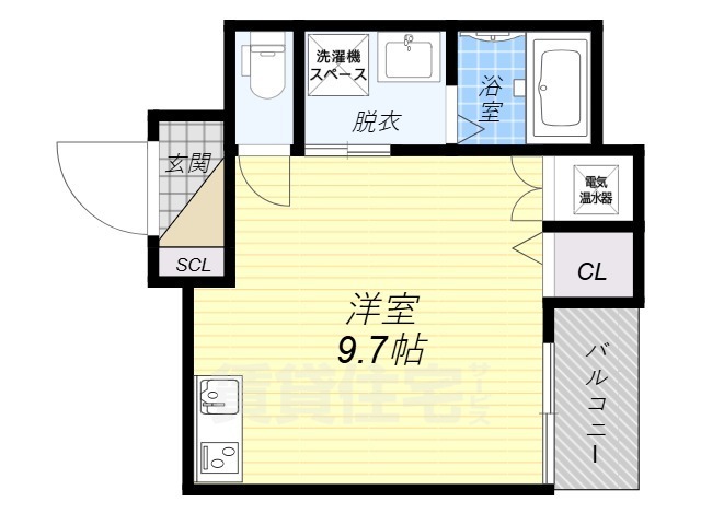 パシフィック千林の間取り